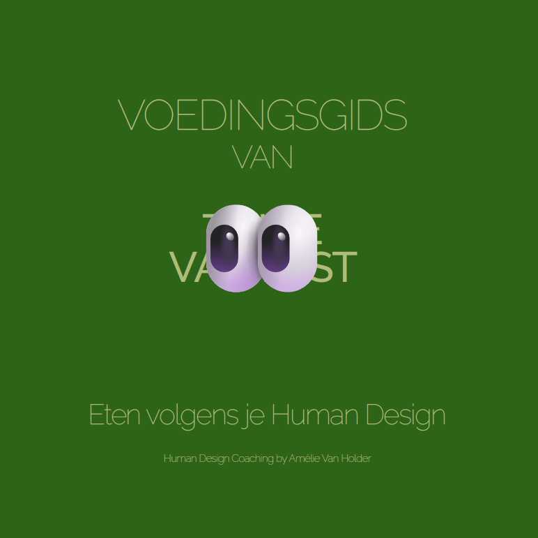 Voedingsgids — Eten volgens je Human Design