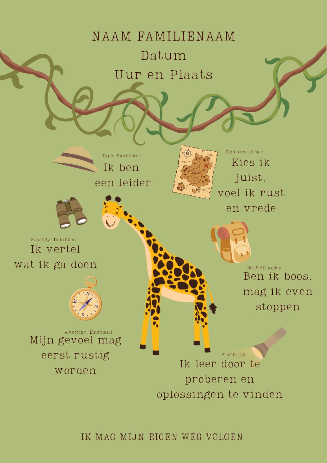 Gepersonaliseerde kinderposter (A2)