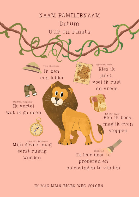 Gepersonaliseerde kinderposter (A2)