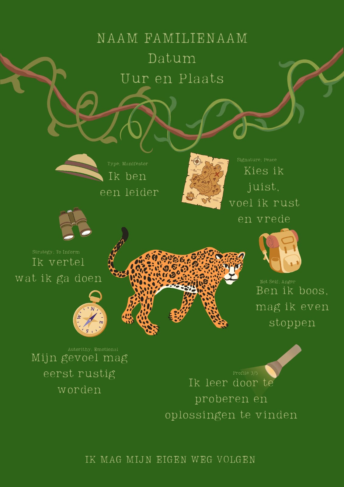 Gepersonaliseerde kinderposter (A2)