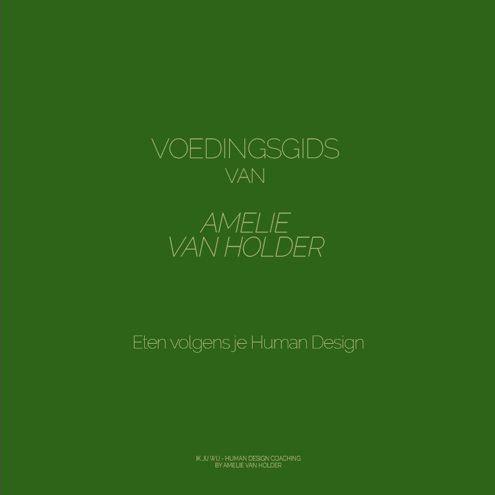 Voedingsgids – Eten volgens je Human Design (digitaal)